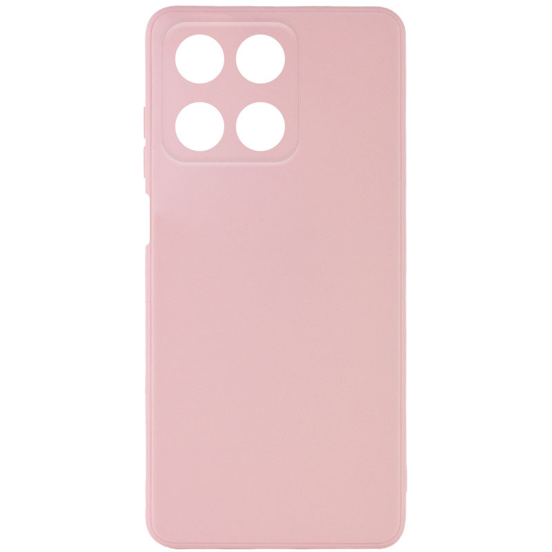 Силиконовый чехол Candy Full Camera для Huawei Honor X6a (Розовый / Pink Sand)