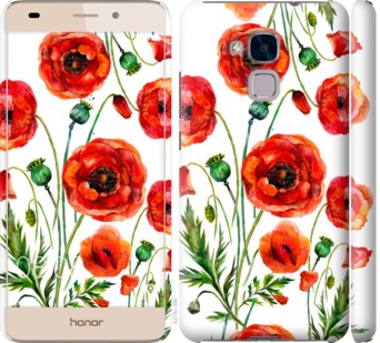 

Чехол Нарисованные маки для Huawei GT3 744168