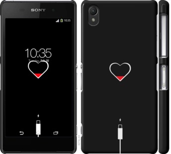 

Чехол Подзарядка сердца для Sony Xperia Z2 D6502/D6503 721273