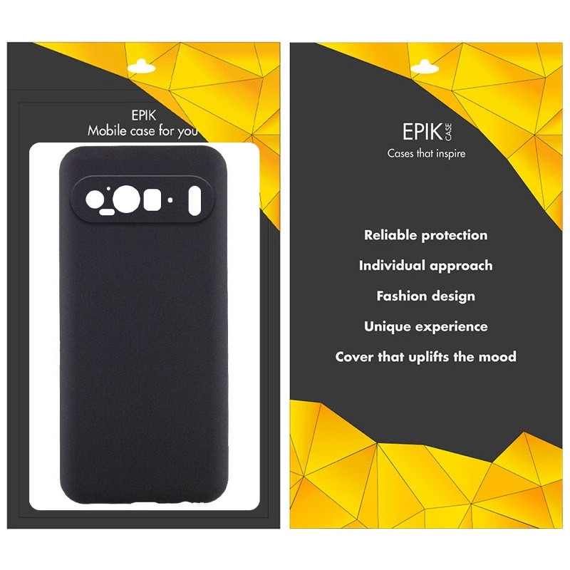 Фото Чохол TPU Epik Black Full Camera на Google Pixel 9 / 9 Pro (Чорний) на vchehle.ua
