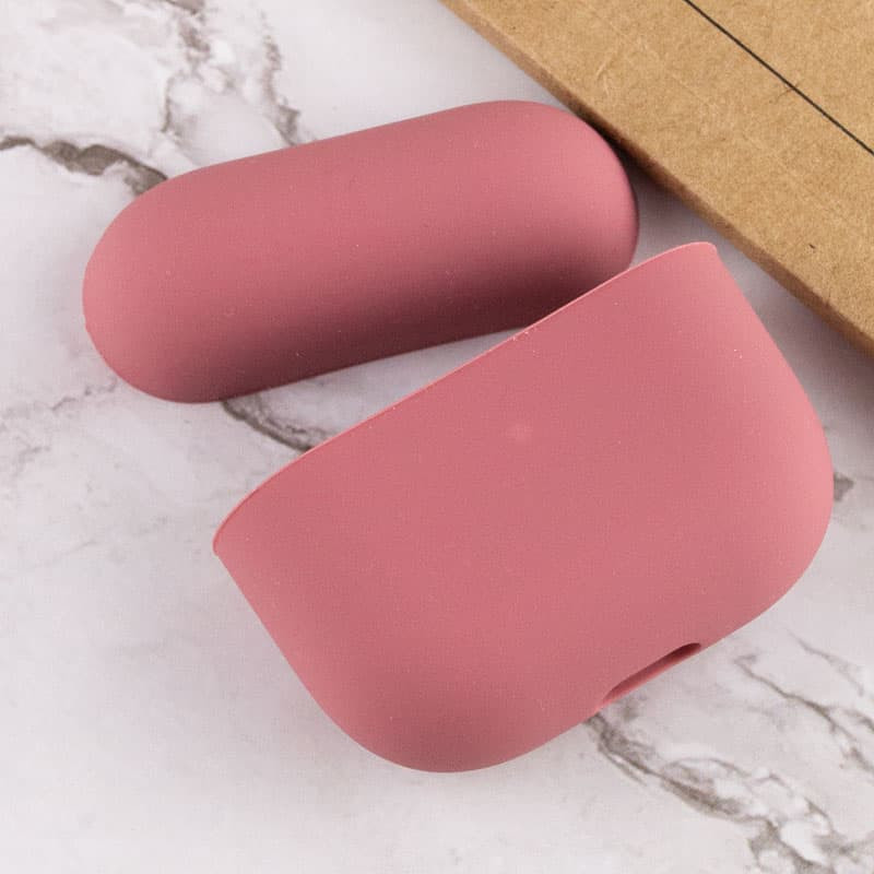 Фото Силиконовый футляр для наушников AirPods 3 (Красный / Wine red) на vchehle.ua