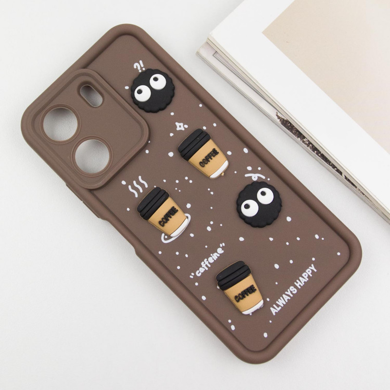 Фото Чехол TPU Toys Case для Xiaomi Redmi 13C / Poco C65 (Brown / Always Happy) в магазине vchehle.ua