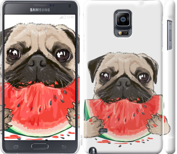 

Чохол Мопс і кавун на Samsung Galaxy Note 4 N910H 843464