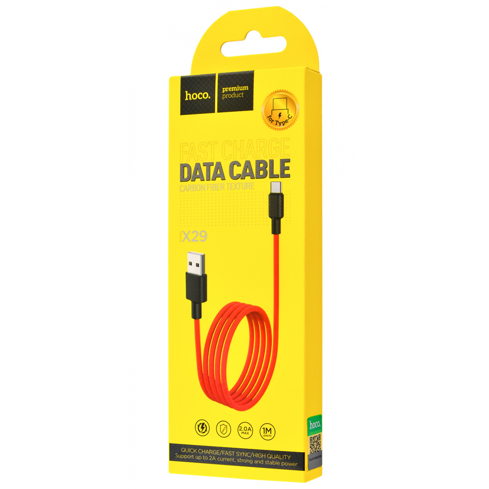 

Дата кабель Hoco X29 Superior Style Type-C Cable 2A (1m) (Red) 714683