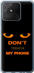Чехол Don't touch the phone для Realme Narzo 50A