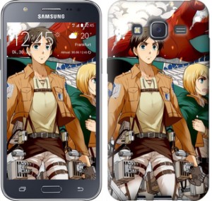 Чехол на Samsung Galaxy J5 J500H Вторжение (Атака) Титанов 