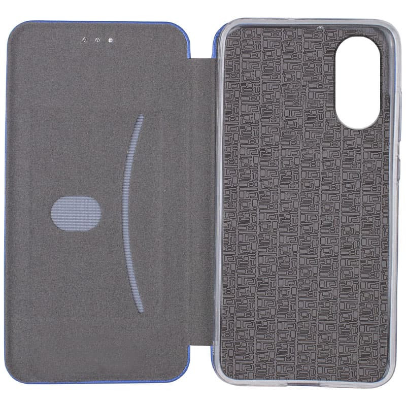 Фото Шкіряний чохол-книжка Classy на Oppo A17 / A17K (Синій) в маназині vchehle.ua