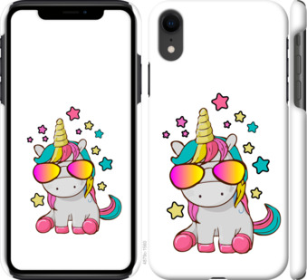 

Чехол Единорог в очках для iPhone XR 911504