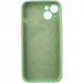 Чохол Silicone Case Full Camera Protective (AA) NO LOGO на Apple iPhone 15 (6.1") (Зелений / Pistachio) в магазині vchehle.ua