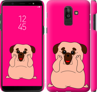 

Чехол Весёлый мопс для Samsung Galaxy J8 2018 928329