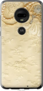 Чехол Кружевной орнамент для Motorola Moto G7