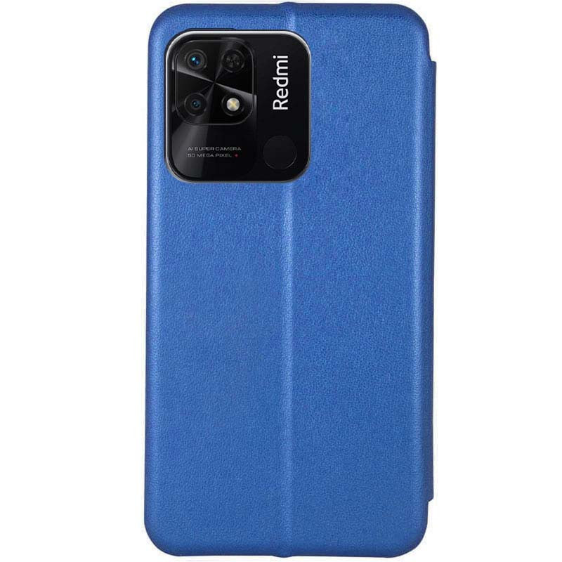 Фото Кожаный чехол-книжка Classy для Xiaomi Redmi 10C (Синий) на vchehle.ua