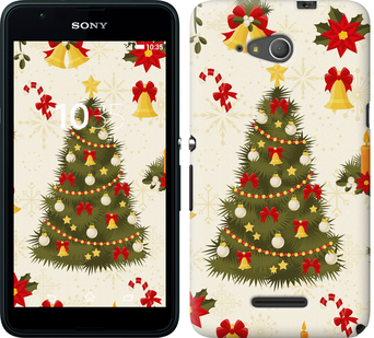 

Чехол Новогодняя елка для Sony Xperia E4g 451010