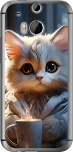 Чехол White cat для HTC One M8