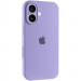 Чохол Silicone Case Full Camera Protective (AA) на Apple iPhone 16 (6.1") (Бузковий / Dasheen)