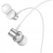 Фото Стерео Наушники Hoco M110 Encourage metal (3.5mm/1.2m) (Silver) в магазине vchehle.ua