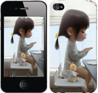 

Чохол Мила дівчинка з зайчиком на iPhone 4 636369