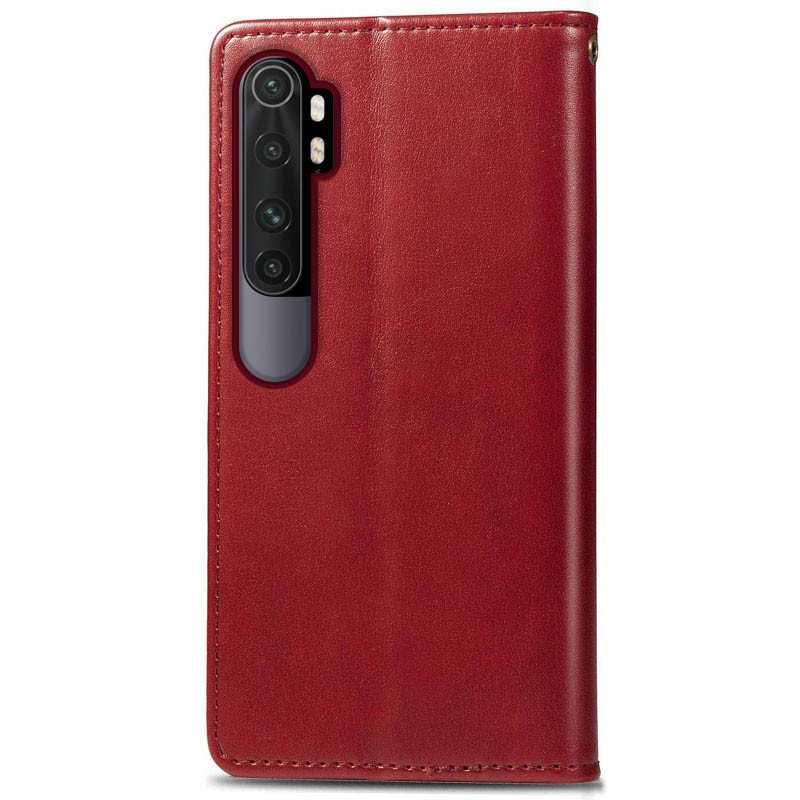Фото Шкіряний чохол-книжка GETMAN Gallant (PU) для Xiaomi Mi Note 10 Lite (Червоний) в маназині vchehle.ua