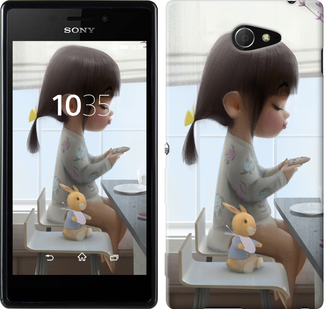 

Чохол Мила дівчинка з зайчиком на Sony Xperia M2 D2305 636617