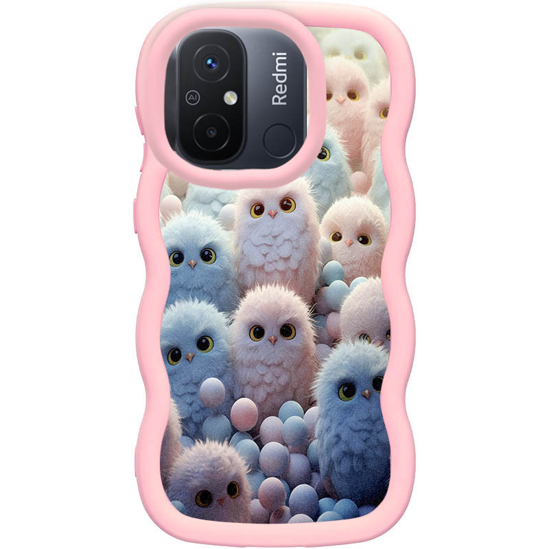 Чехол TPU Cloudy Pictures для Xiaomi Redmi 12C / Poco C55 (Owls)