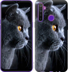 Чехол Красивый кот для Realme 5