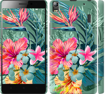 

Чехол Тропические цветы v1 для Lenovo A7000 844973