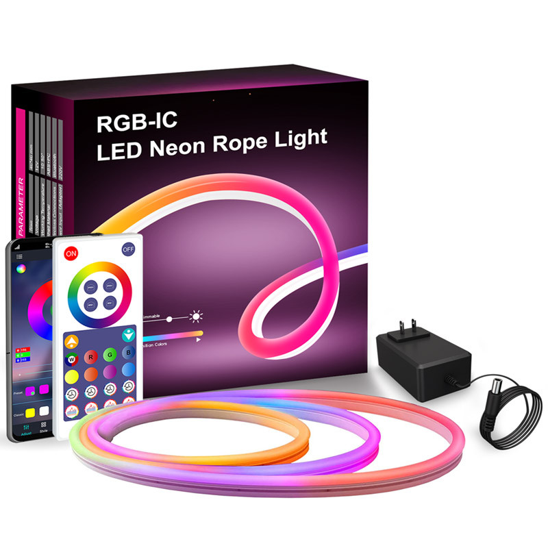 Настенная лента RGB LED LD05 Bluetooth EU Plug with app 12V (5m) (White)