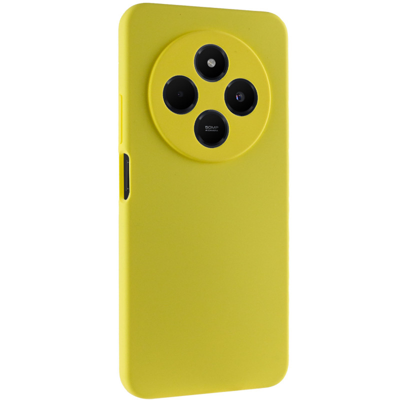 Чохол Silicone Cover Lakshmi Full Camera (AAA) на Xiaomi Redmi 14C / Poco C75 (Жовтий / Yellow)
