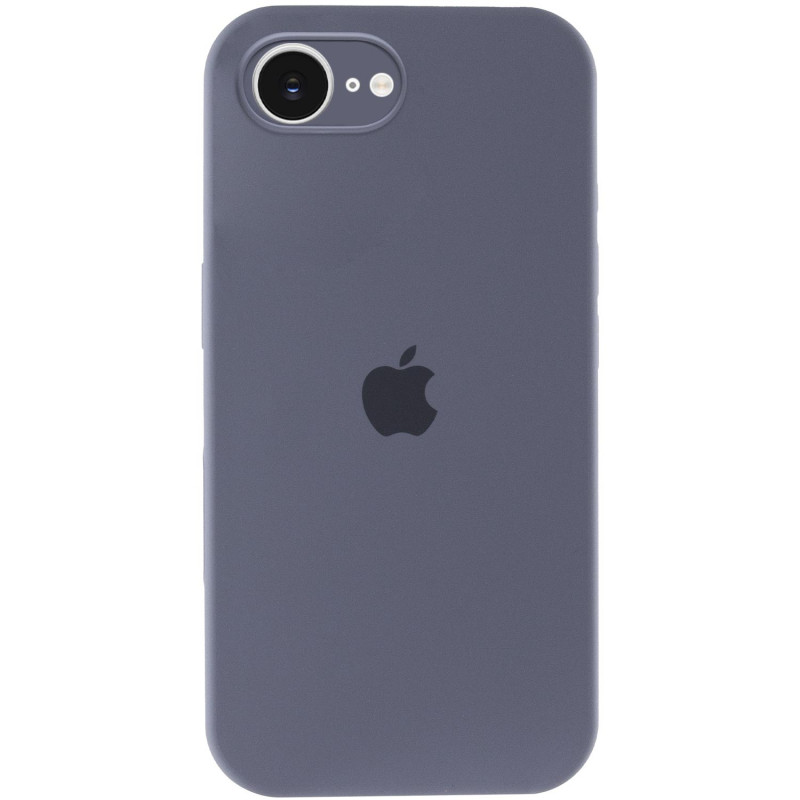 Чохол Silicone Case Full Camera Protective (AA) на Apple iPhone 16e (6.1") (Сірий / Lavender Gray)
