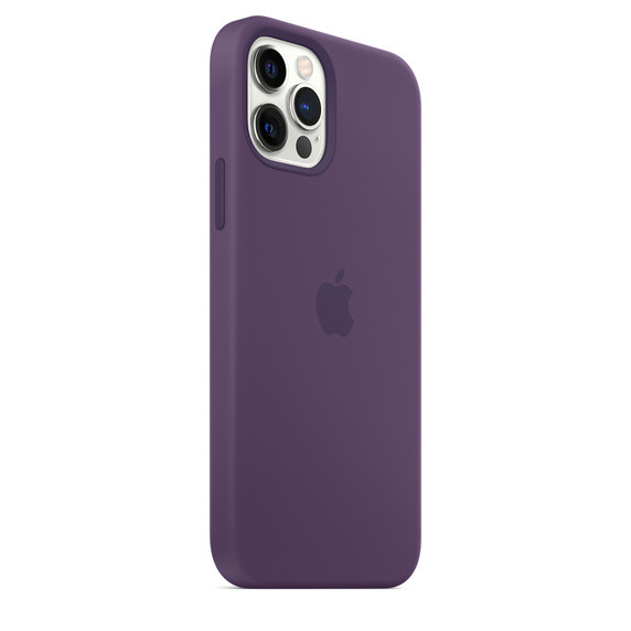 Фото Чехол Silicone Case Full Protective (AA) для Apple iPhone 12 Pro Max (6.7") (Фиолетовый / Amethyst) на vchehle.ua