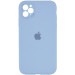 Чохол Silicone Case Square Full Camera Protective (AA) на Apple iPhone 11 Pro Max (6.5") (Блакитний / Lilac Blue)