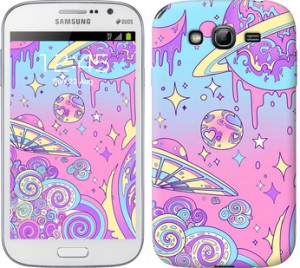 Чохол Рожева галактика на Samsung Galaxy Grand I9082