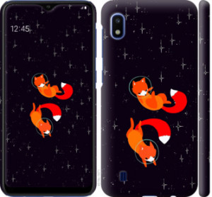 Чехол Лисички в космосе для Samsung Galaxy A10 2019 A105F