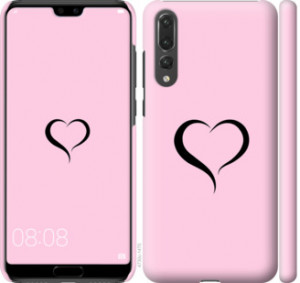 Чехол Сердце 1 для Huawei P20 Pro