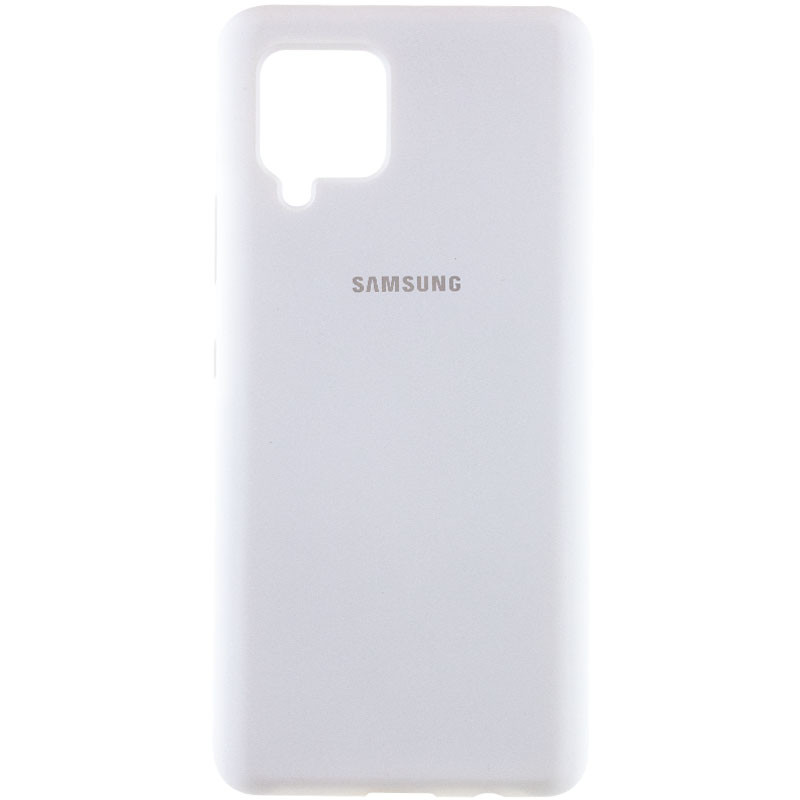 Чохол Silicone Cover Full Protective (AA) на Samsung Galaxy A42 5G (Білий / White)