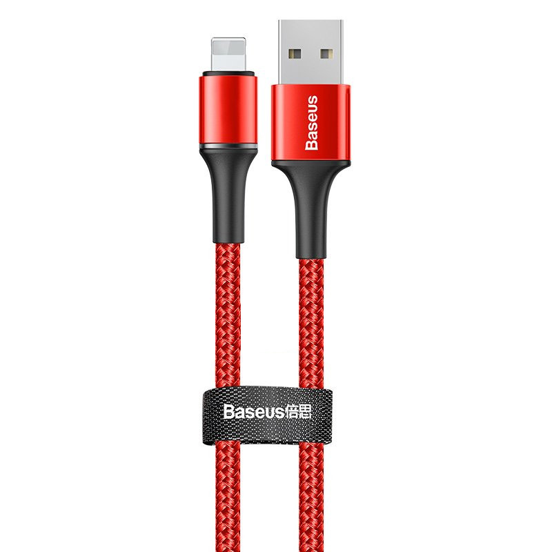

Дата кабель Baseus Halo Data Lightning 2.4A (0.5m) (Red) 1106130