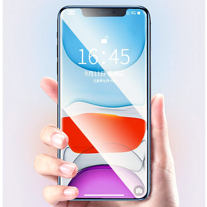Фото Защитное цветное стекло Mocoson 5D (full glue) для Apple iPhone XS Max / 11 Pro Max на vchehle.ua
