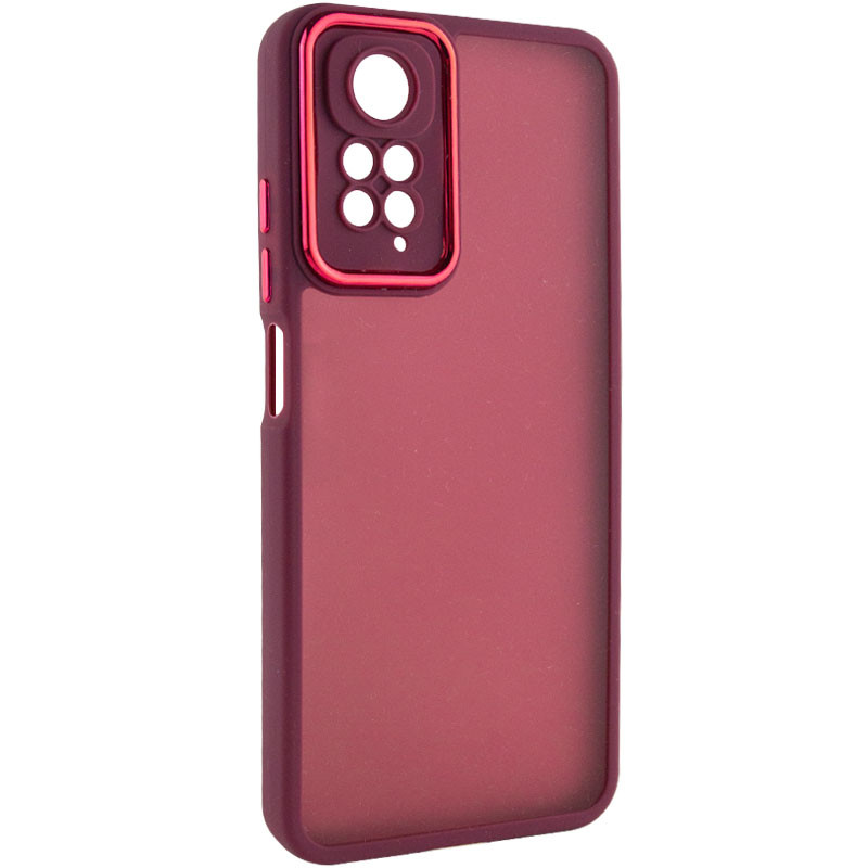 TPU+PC чехол Accent для Xiaomi Redmi Note 11 Pro 4G/5G / 12 Pro 4G (Magenta)