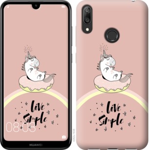 

Чехол Единорожка в пончике для Huawei Y7 (2019) 719570