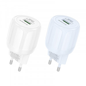 СЗУ Borofone BA94A Lustrous PD30W+QC3.0 (1USB-A/1C)