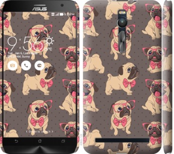 

Чехол мопсики 2 для Asus Zenfone 2 ZE551ML 731727