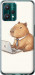 Чехол Funny Capybara CEO Working для Realme 9 Pro