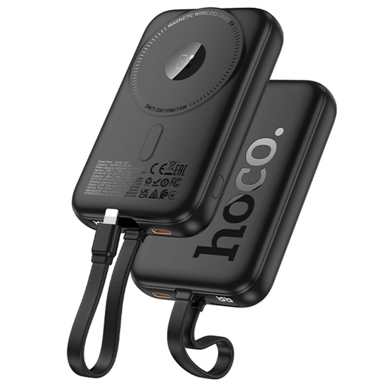 Портативное ЗУ Power Bank Hoco Q35 Portable PD20W 3в1 с БЗУ Lightning 10000 mAh