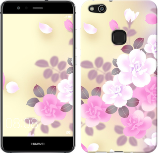 

Чехол Японские цветы для Huawei P10 Lite 653600