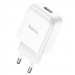 Купить СЗУ HOCO N2 (1USB/2.1A) + USB - Lightning (Белый) на vchehle.ua