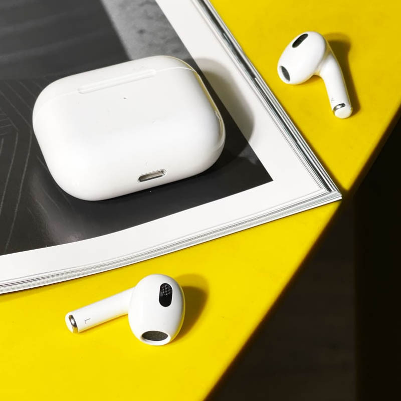 Купить Уценка Беспроводные наушники Air 3 (Airoha) with Wireless Charging Case (AAA) (Вскрытая упаковка / Белый) на vchehle.ua