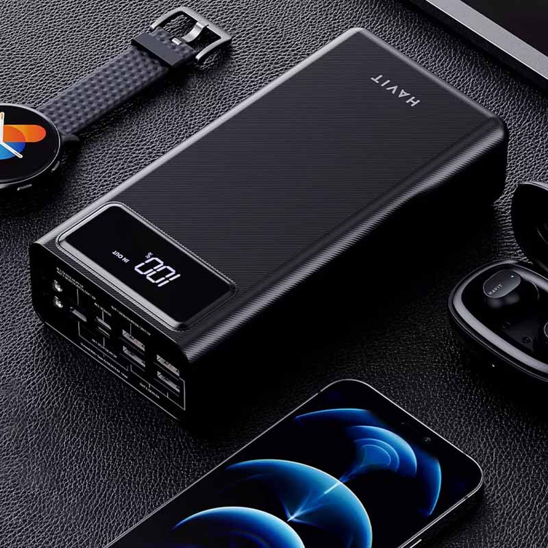 Заказать Портативное ЗУ Power Bank HAVIT HV-PB56 QC+PD 40000 mAh (Black) на vchehle.ua