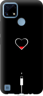 Чехол Подзарядка сердца для Realme C21