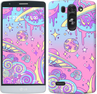 

Чехол Розовая галактика для LG G3s D724 633401