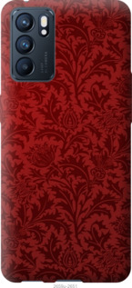 

Чехол Чехол цвета бордо для Oppo Reno6 5G 1427937
